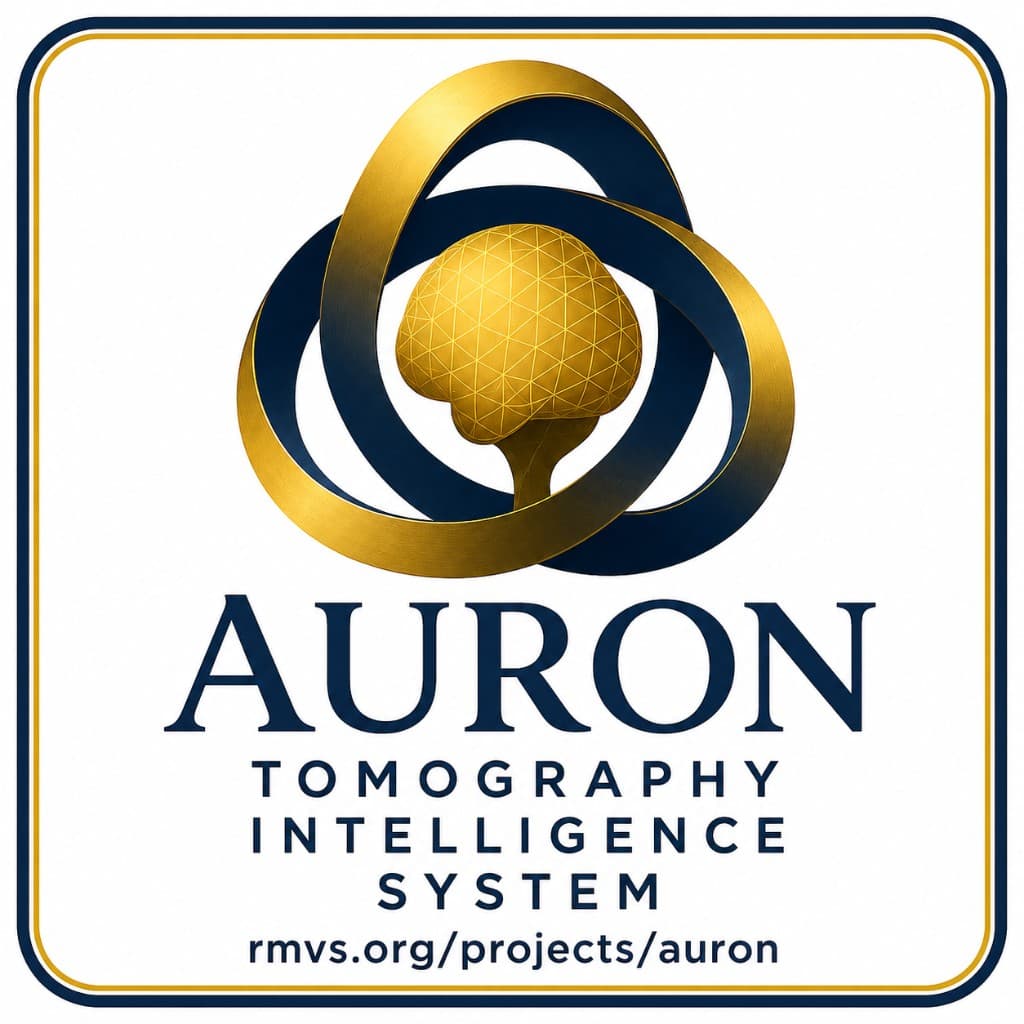 Auron Tomography Intelligence System sticker